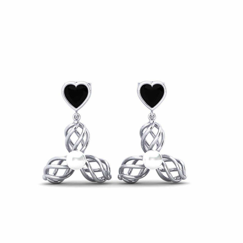 Heart Black Diamond Women's Earring Vendable