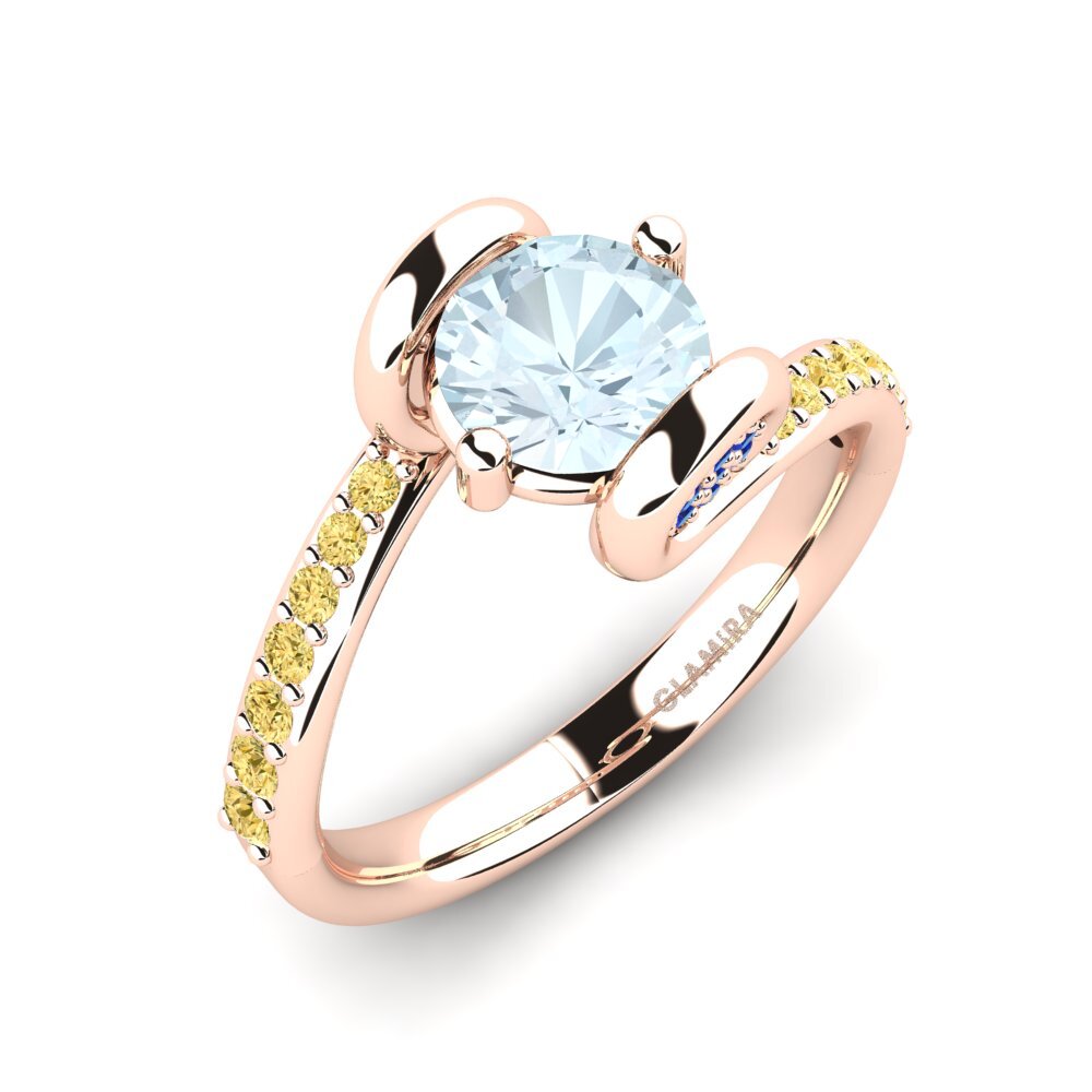 Aquamarine Engagement Ring Vendela