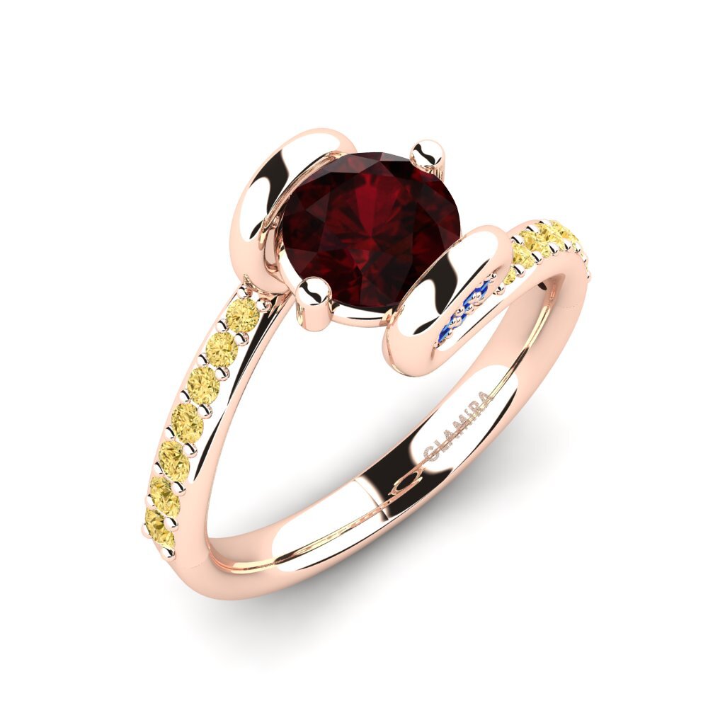 Garnet Engagement Ring Vendela