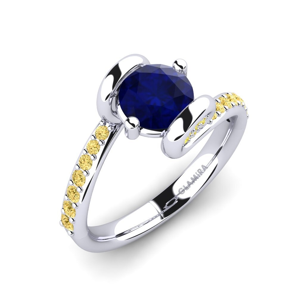 9k White Gold Engagement Ring Vendela