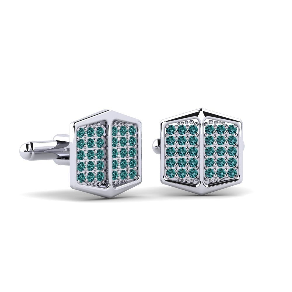 Blue Diamond Cufflink Vendula
