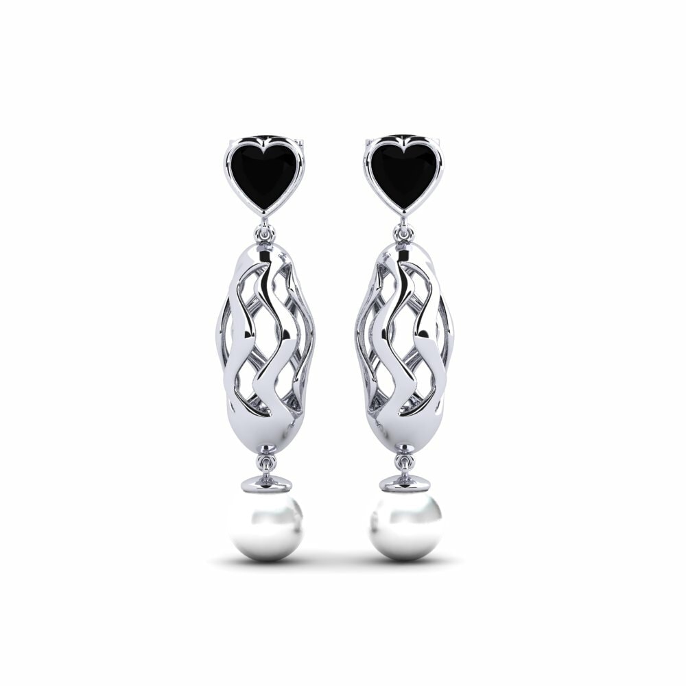 Diamant Noir Boucle d'oreille femme Vengeance