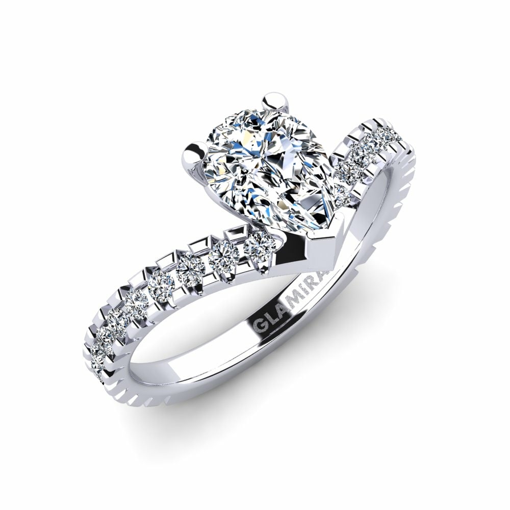 Swarovski Crystal Engagement Ring Venomoth