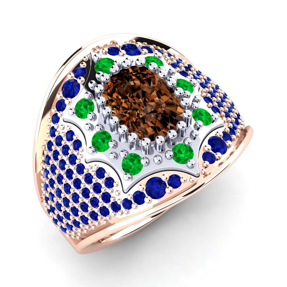 14k Rose & White Gold Ring Venus