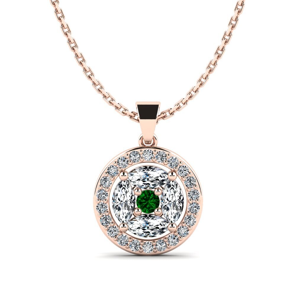 Circonita Verde Colgante de Mujer Verbalisme