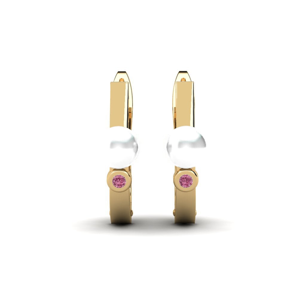 Boucle d'oreille femme Verdifulle Grenat de Rhodolite