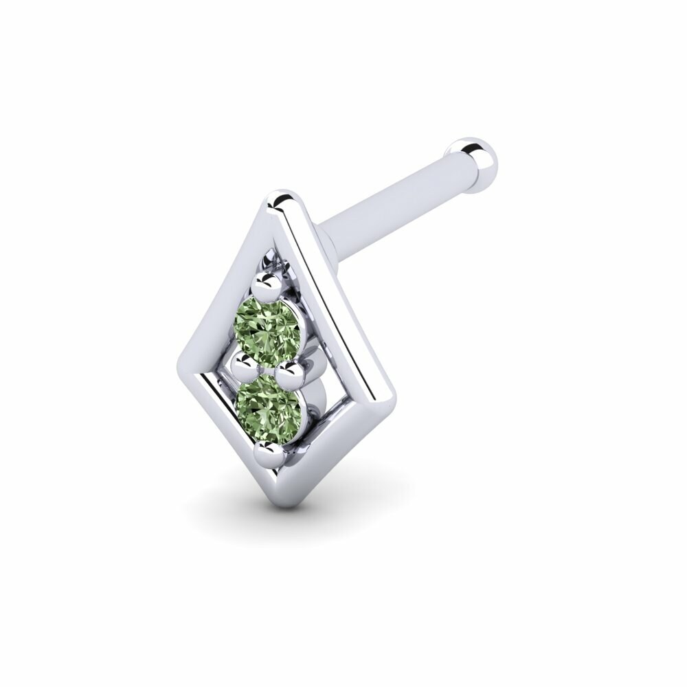 Groene Diamant Neus Pin Veritanis
