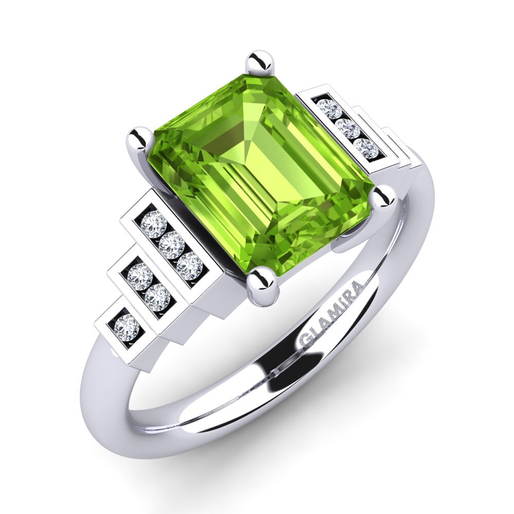 Peridot Engagement Ring Verona