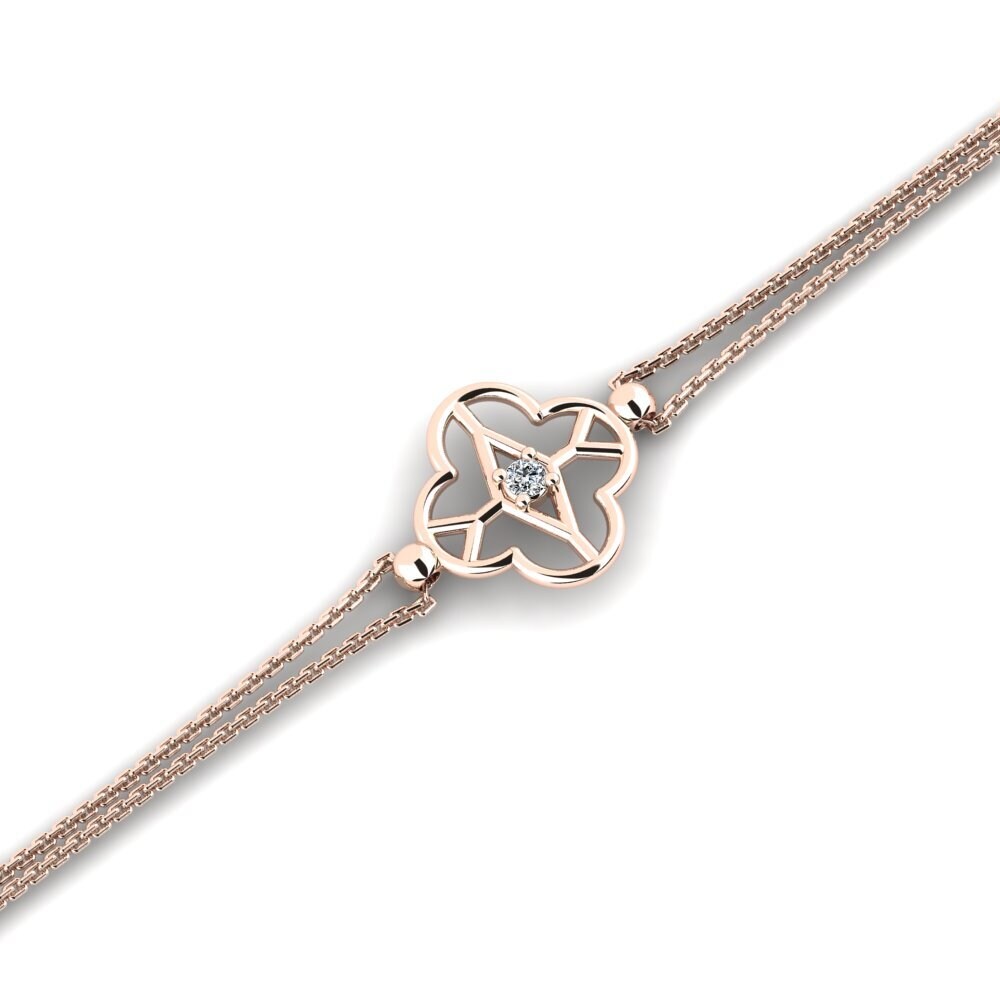 9ct Rose Gold Women's Bracelet Vettis