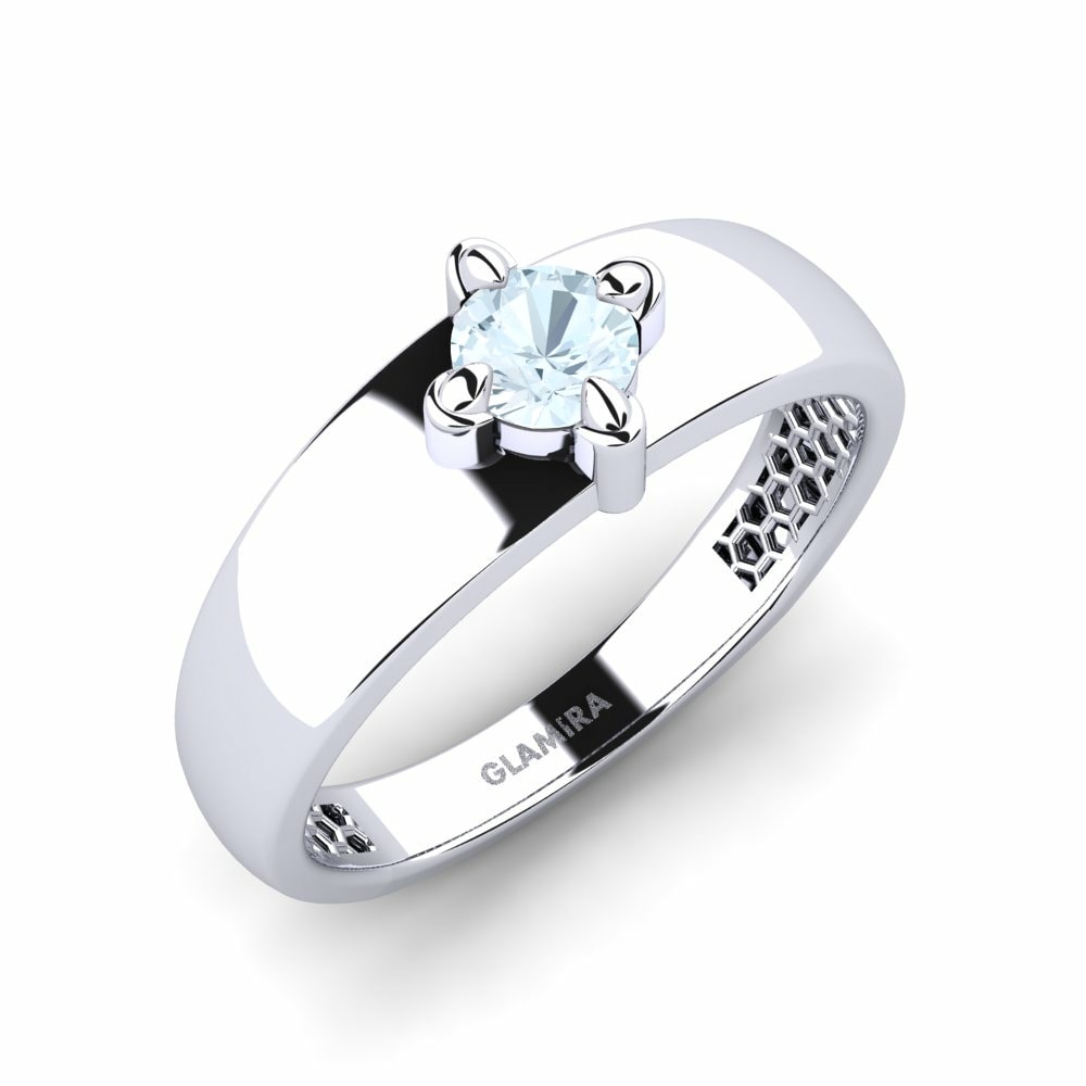 Aquamarine Men's Ring Viaggio