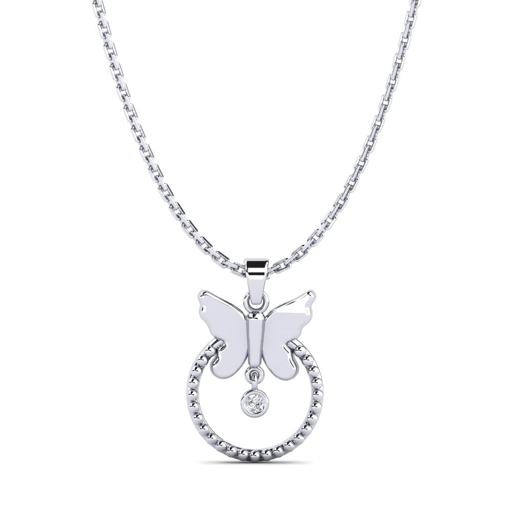 Ciondolo Uomo A Piastrina Cane In Argento 925 Con Diamanti Creati In Laboratorio 2.40 Ct – Gioiello Personalizzabile