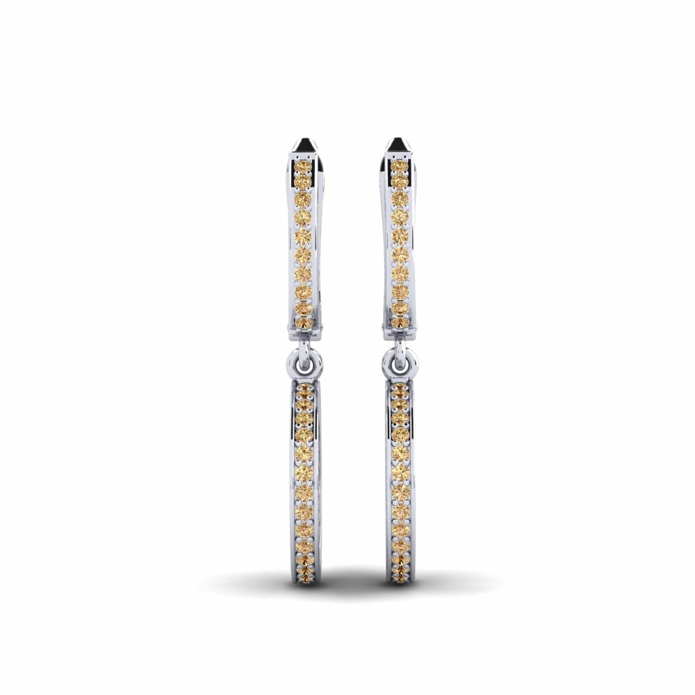 Diamante Marrón Pendiente de mujer Victorieux