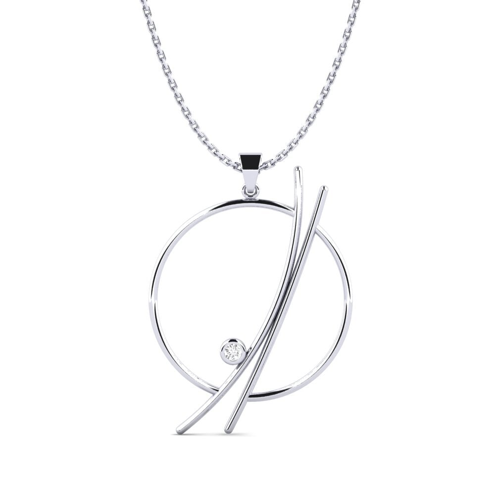 White sapphire Women's Pendant Vidor