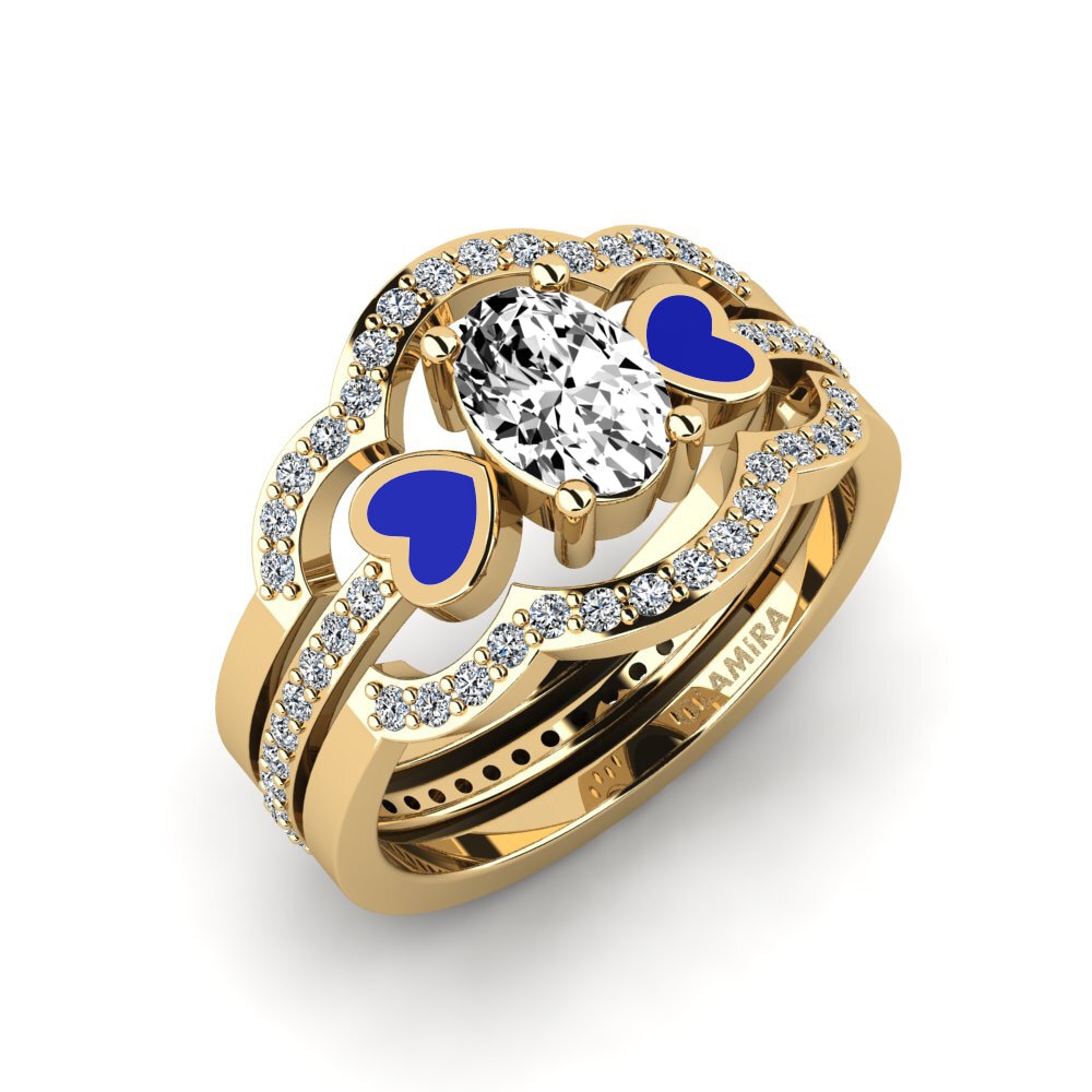 Moissanit Ring Vigetea - SET