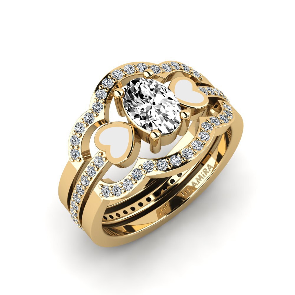 Moissanite Ring Vigetea - SET