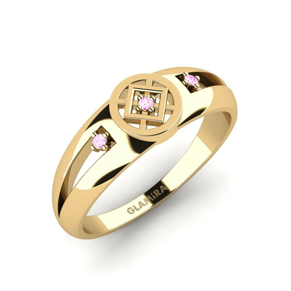 Saphir Rose Anneau rose Vince