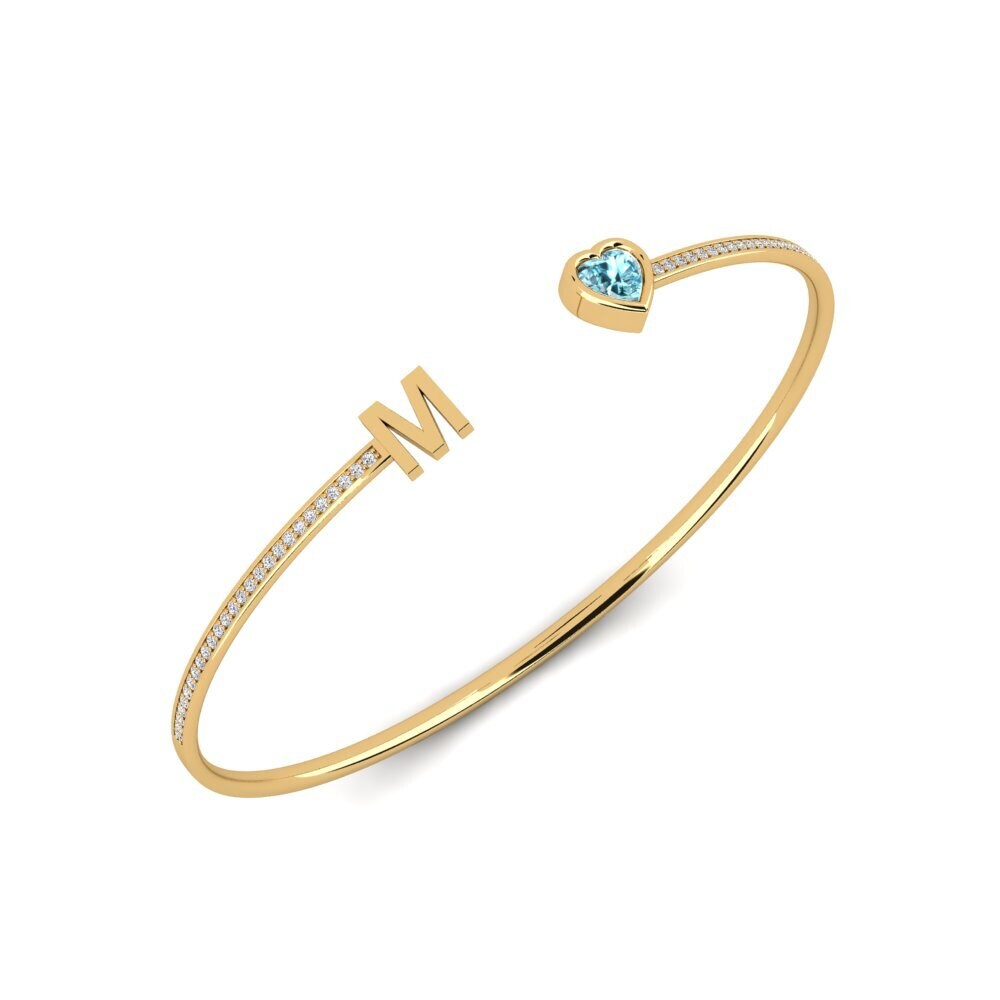 Zircon Bleu Bracelet pour femme Vingtaine - M