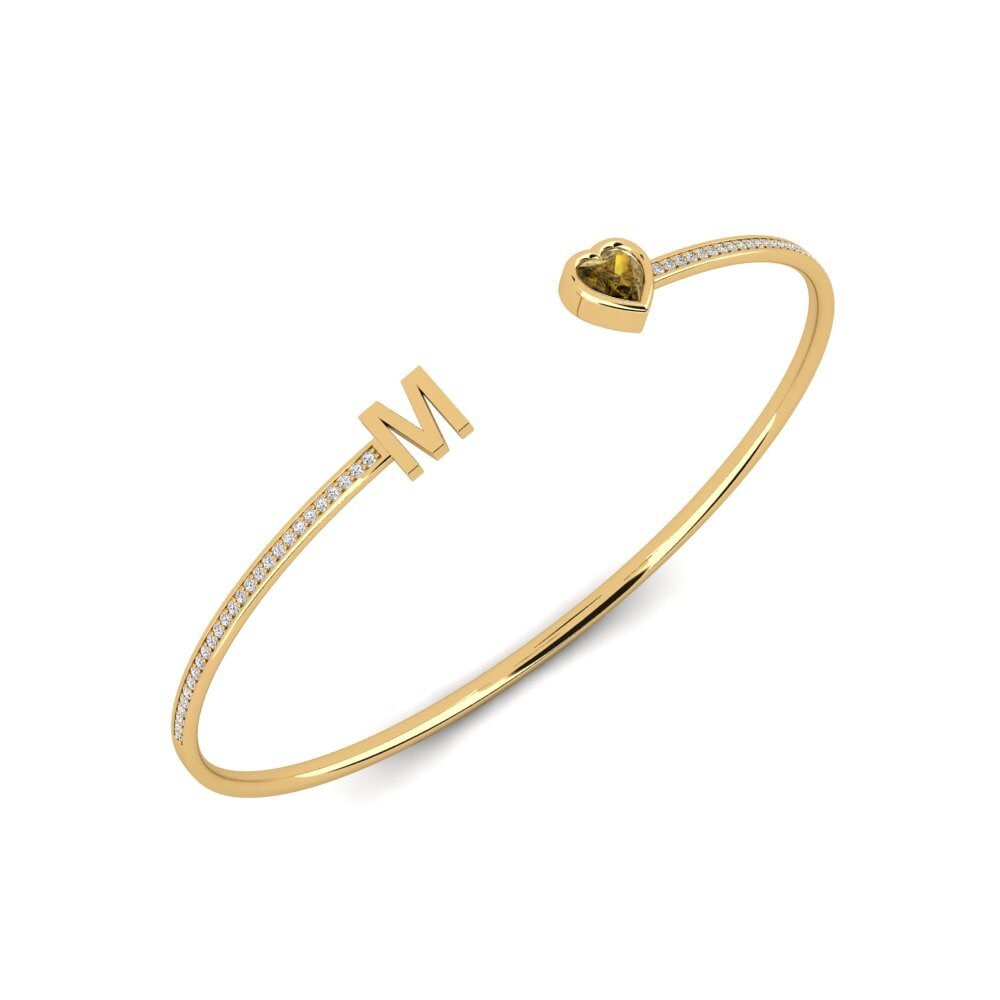Brown Zircon Women's Bracelet Vingtaine - M