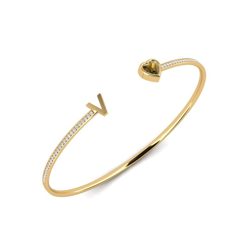 Brown Zircon Women's Bracelet Vingtaine - V