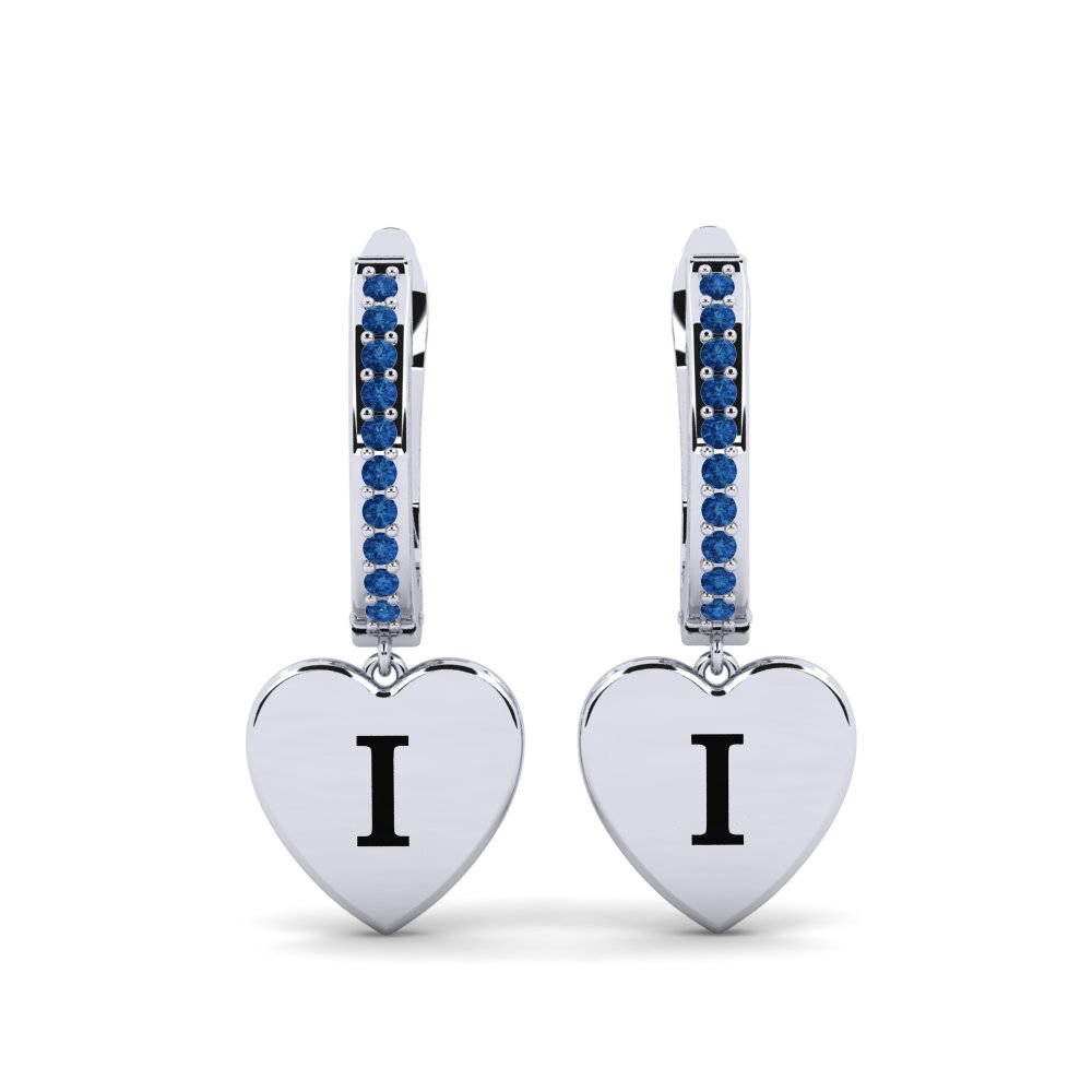 Dark Blue Zirconia Women's Earring Vingtieme - I
