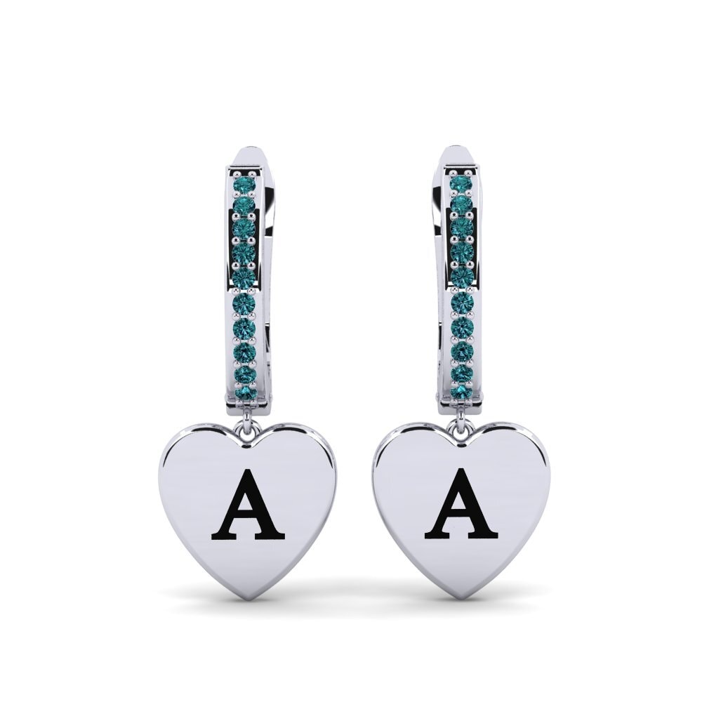 Blue Diamond Women's Earring Vingtieme - A