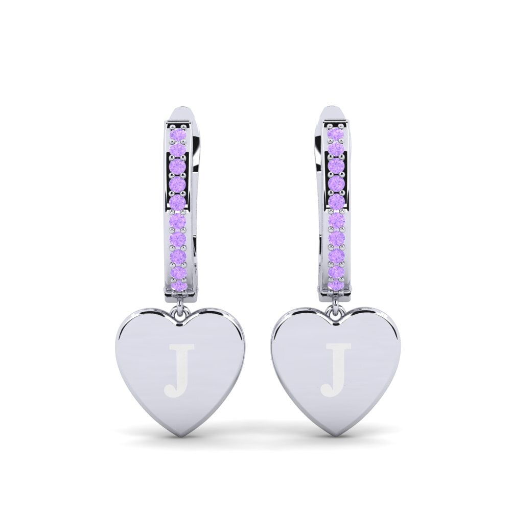 Amethyst Women's Earring Vingtieme - J
