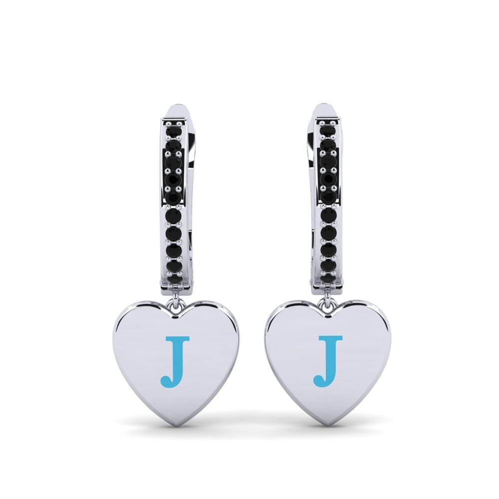 Black Sapphire Women's Earring Vingtieme - J
