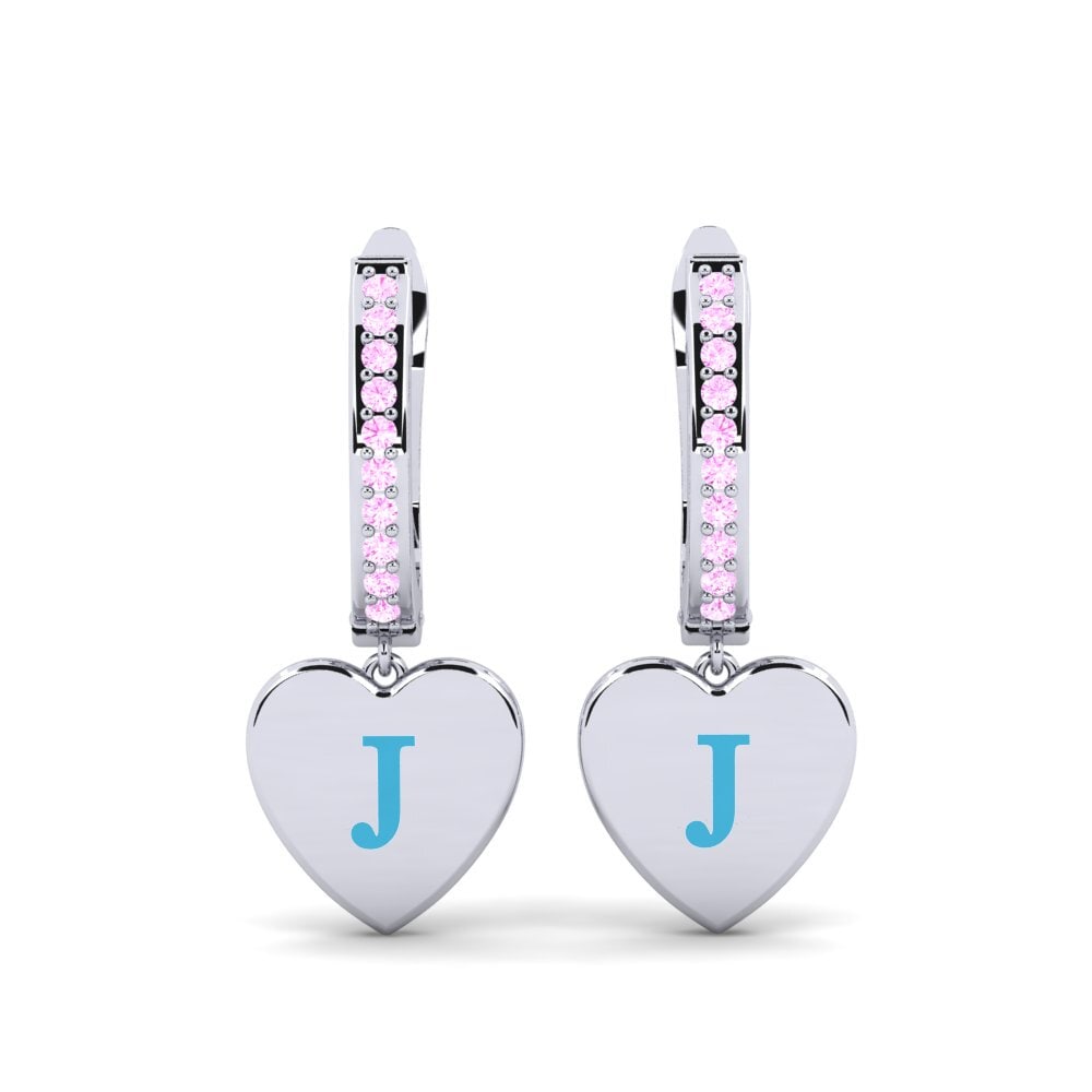 Pink Sapphire Women's Earring Vingtieme - J