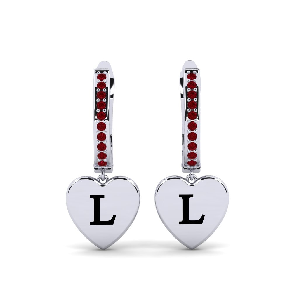 Red Zirconia Women's Earring Vingtieme - L