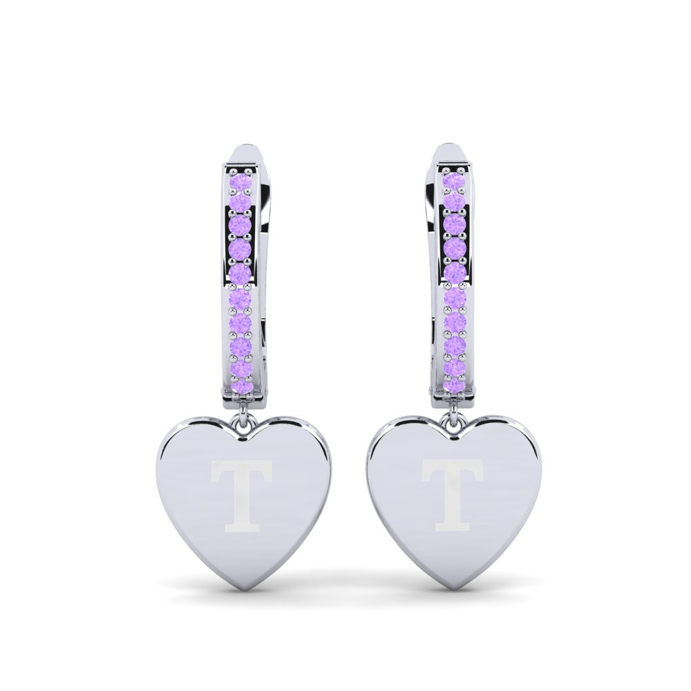 Amethyst Women's Earring Vingtieme - T