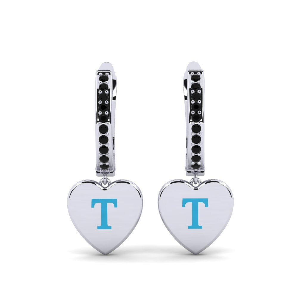 Black Sapphire Women's Earring Vingtieme - T