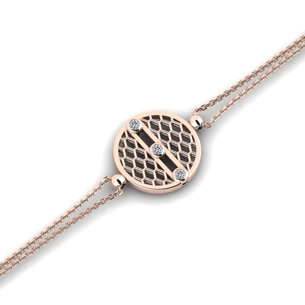 9ct Rose Gold Women's Bracelet Vinitaka