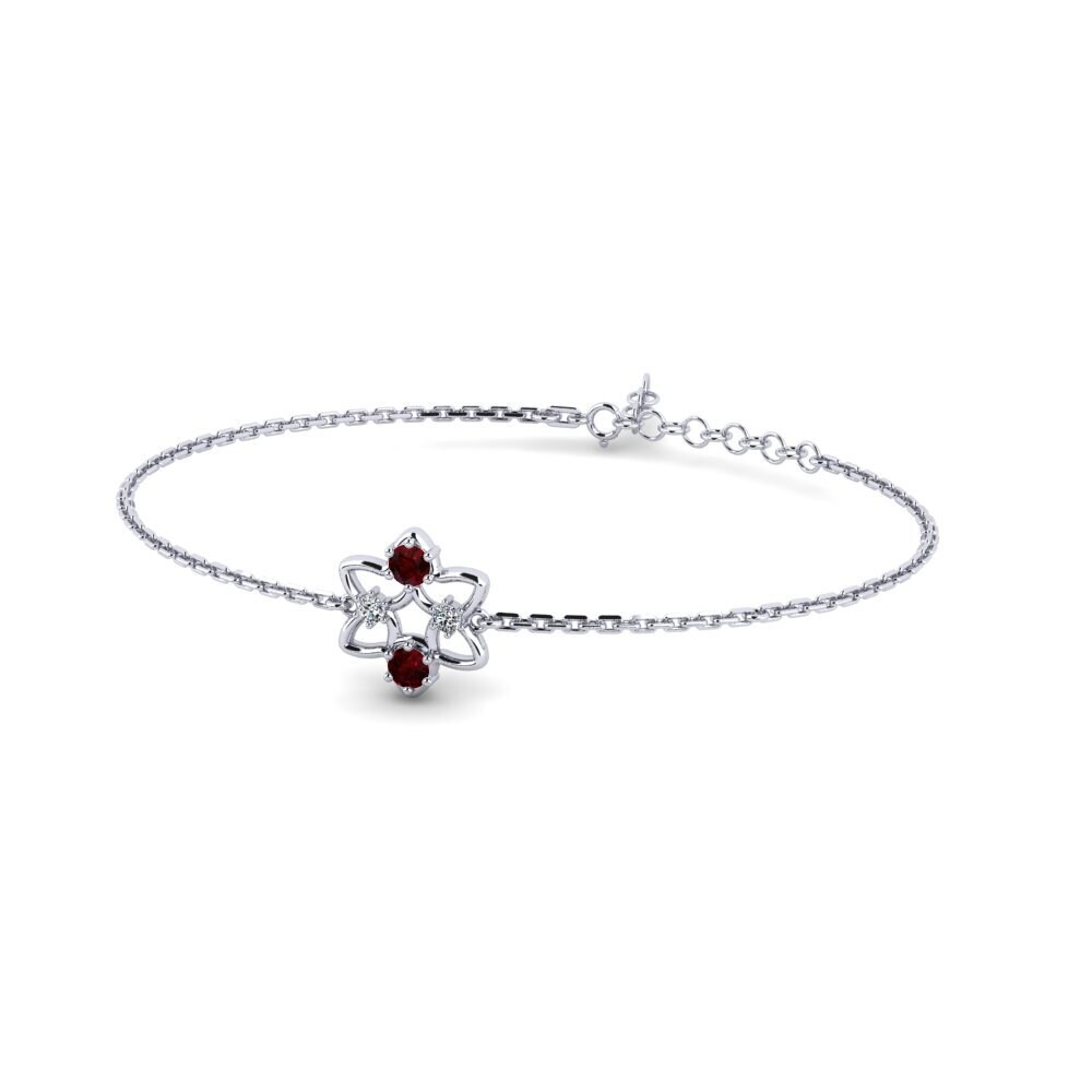Garnet Women's Bracelet Vinpes