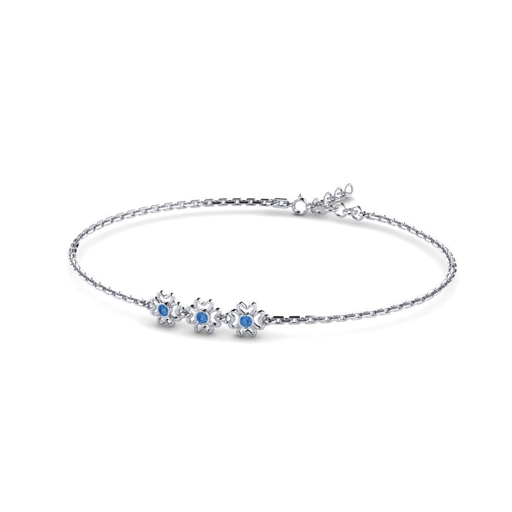 Circonita Azul Oscuro Pulsera de Mujer Viole