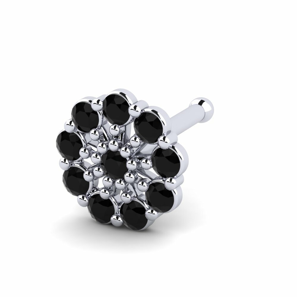 Saphir noir Piercing Nez Violence