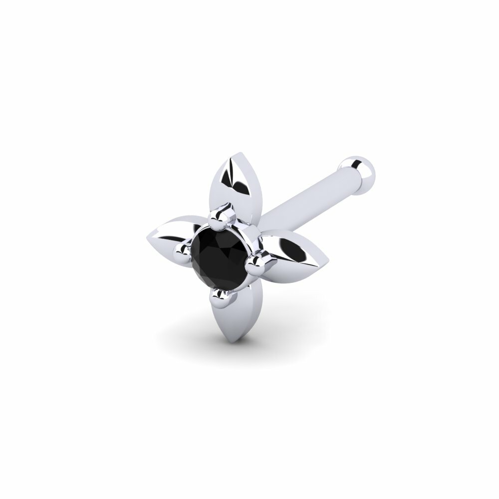 Saphir noir Piercing Nez Violocelle