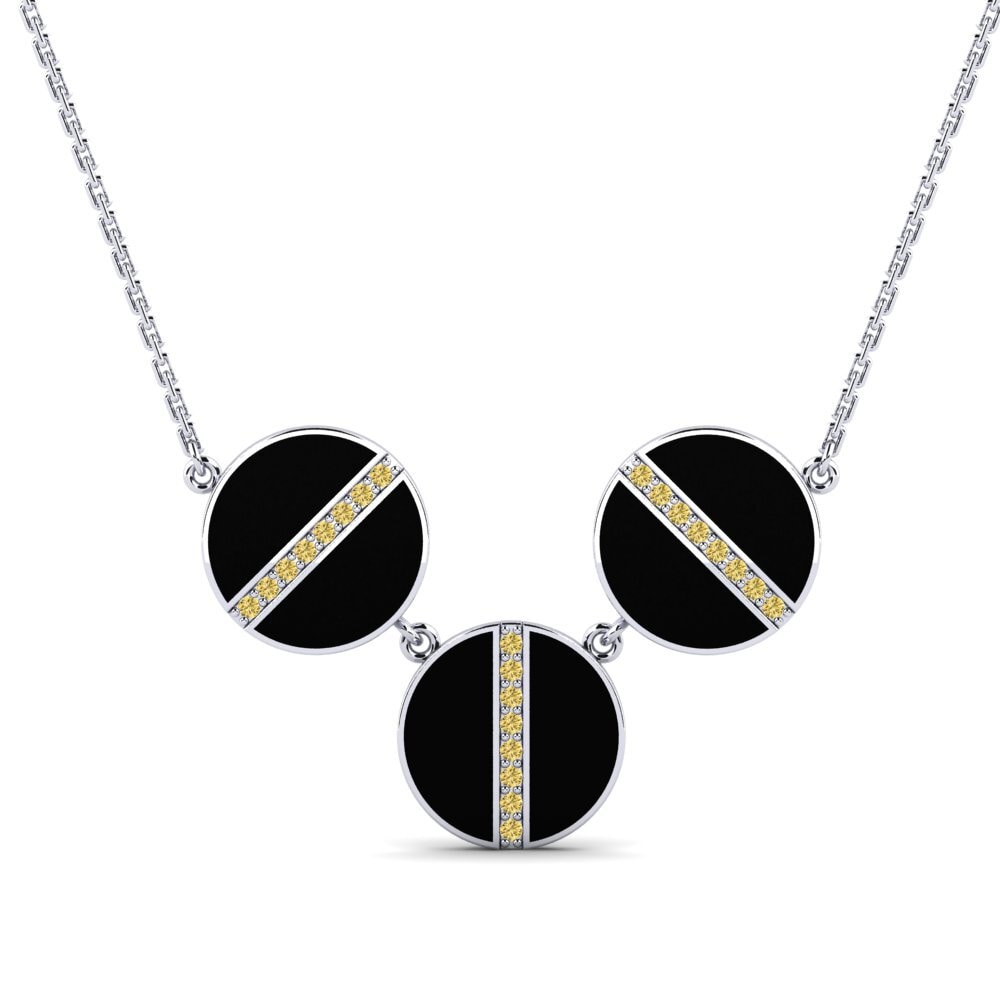 Yellow Diamond Women's Necklace Viomi