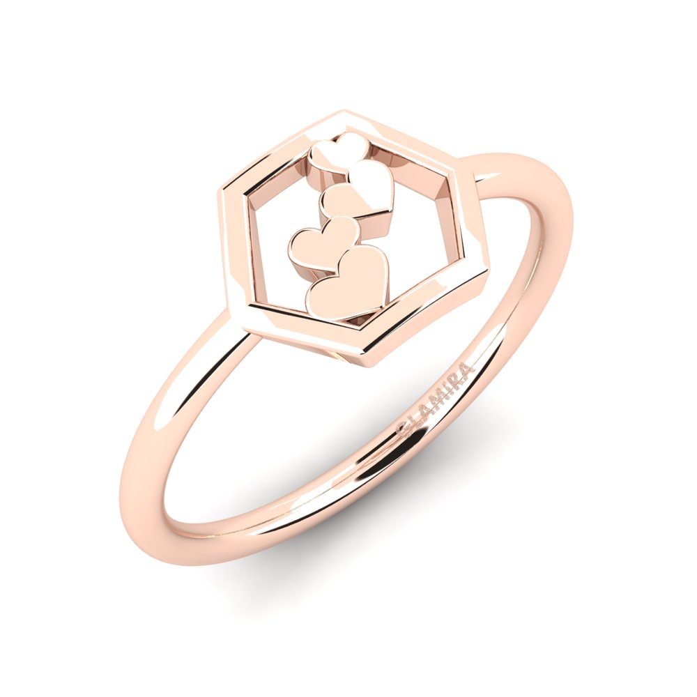 14k Rose Gold Ring Virement