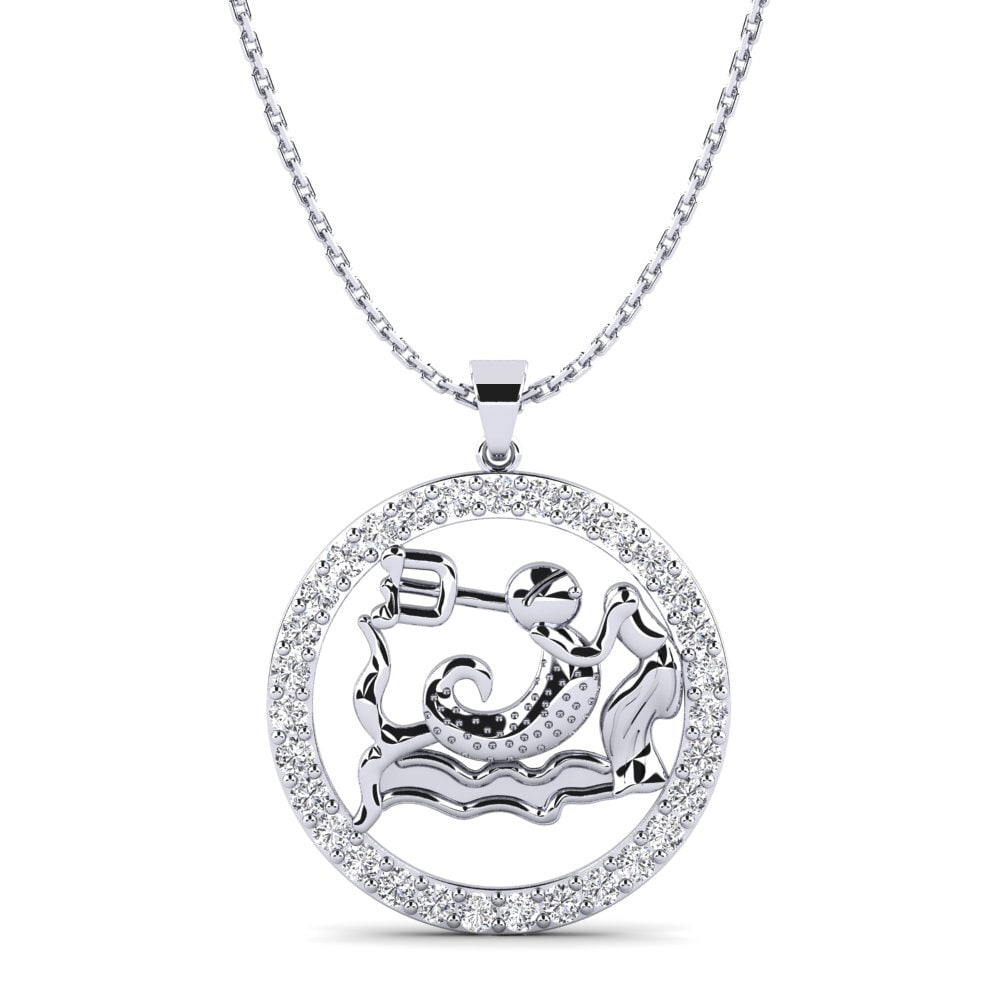 Diamant Pendentif pour femme Virgo