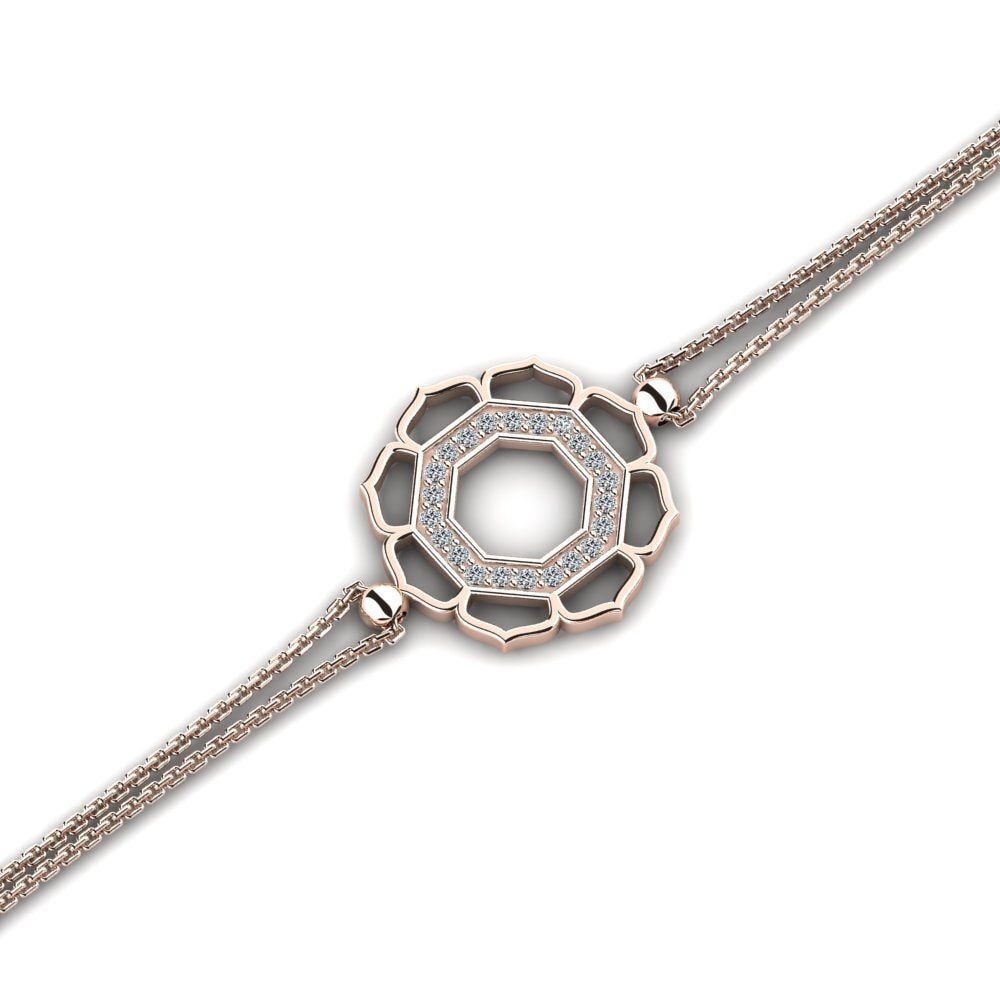9ct Rose Gold Women's Bracelet Virka