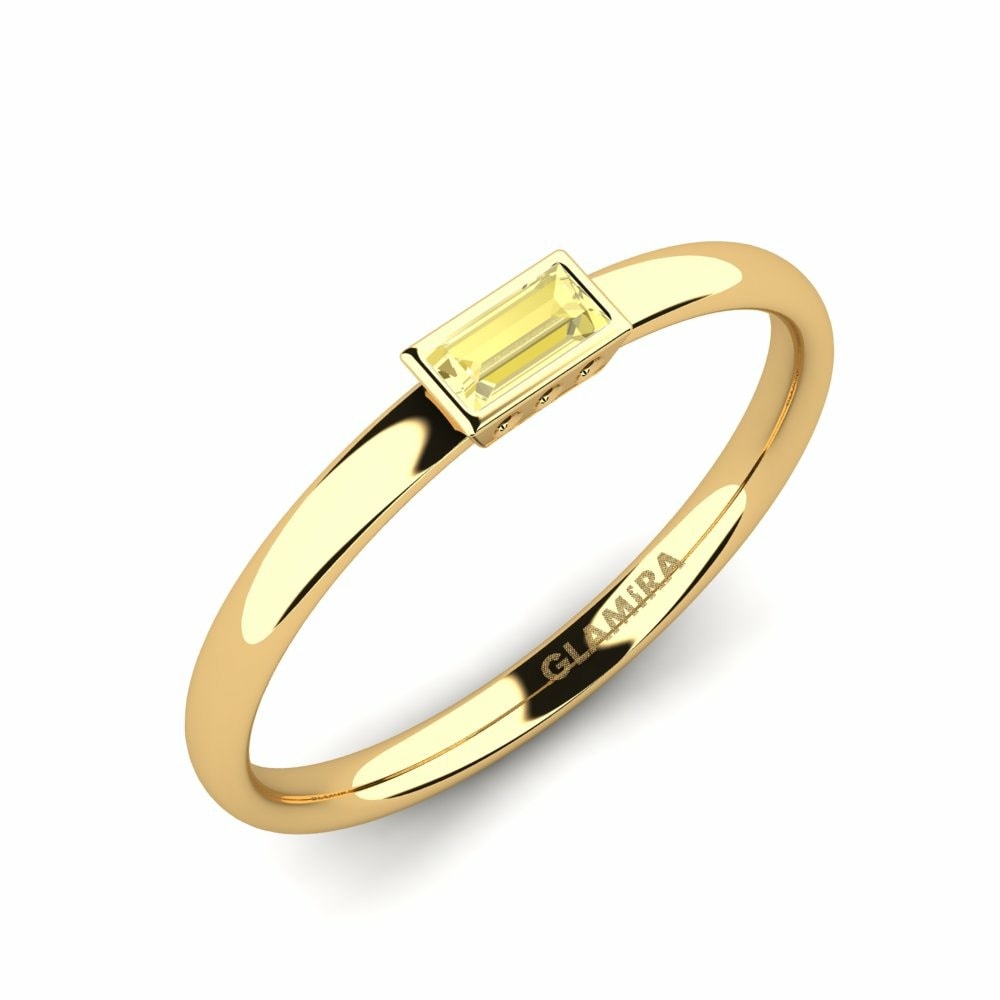 Yellow Sapphire Engagement Ring Vitaly