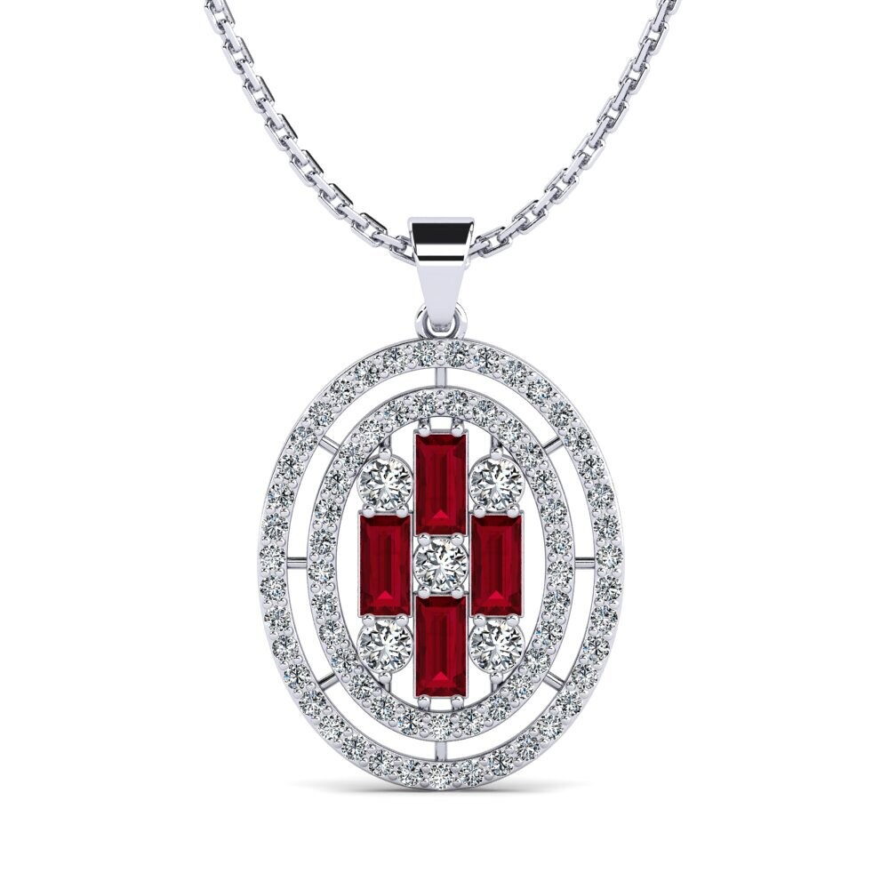 Red Zirconia Women's Pendant Vite