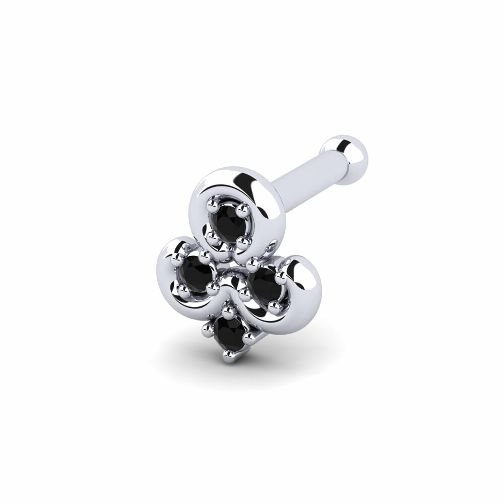 Saphir noir Piercing Nez Vivide