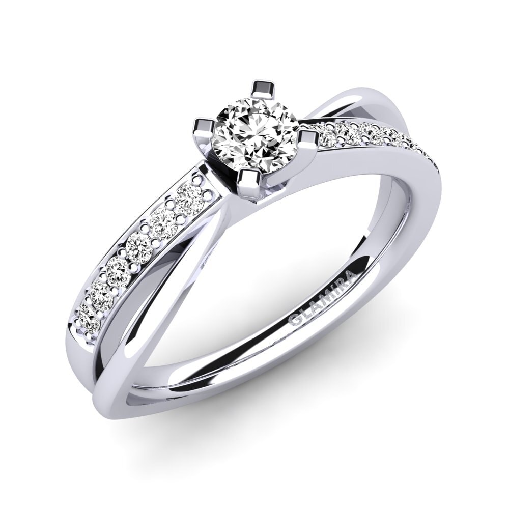 Moissanite Engagement Ring Viviette 0.25 crt