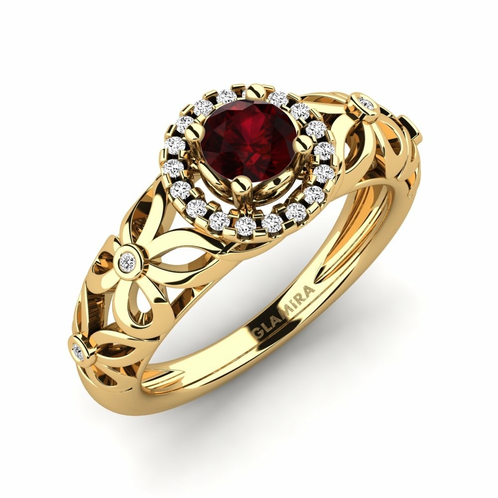 Granat Zaručnički prsten Vivyan