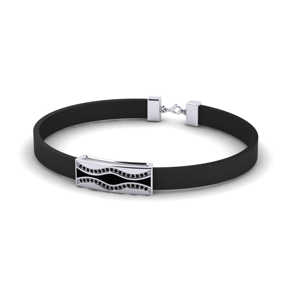 Black Sapphire Men's Bracelet Vladislav