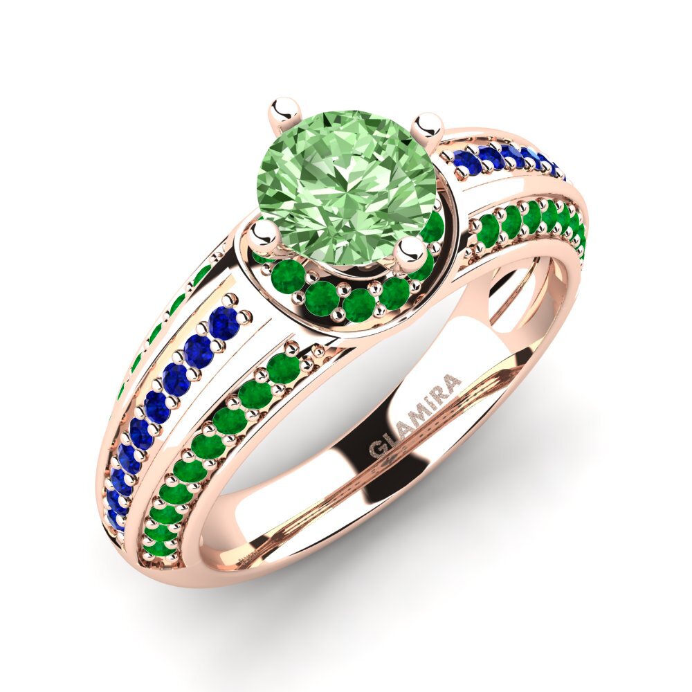 18ct Rose Gold Engagement Ring Voileta