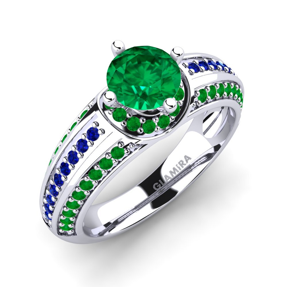 925 Silver Engagement Ring Voileta