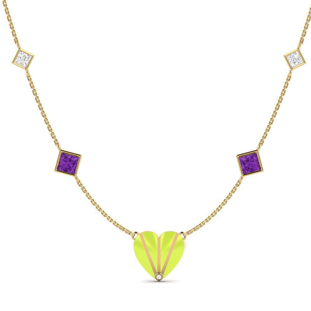 Amethyst Women's Necklace Volonte
