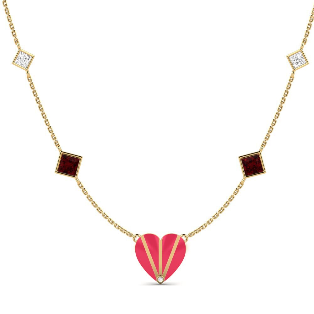 Garnet Women's Necklace Volonte